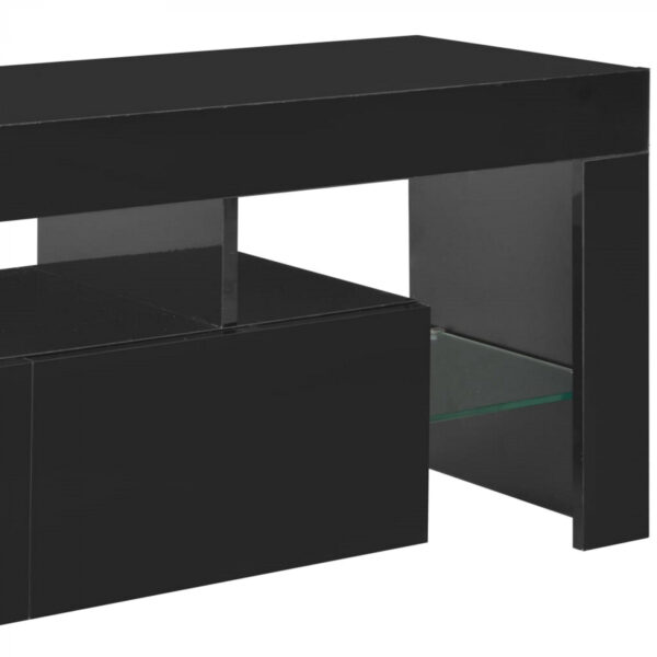 TV-Schrank Hugo - mit Led-Beleuchtung - 140 cm breit - schwarz - VDD World DE