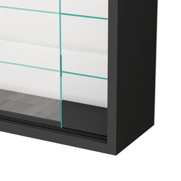 VDD Vitrine stehend hängend Wandschrank - Schiebetüren - 50 x 40 x 13 cm - VDD World DE