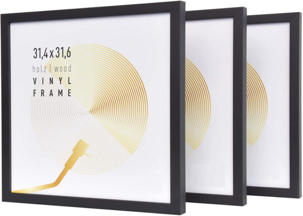 LP Vinyl Fotorahmen - schwarzer Fotorahmen - VDD World DE