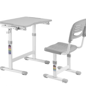 Schreibtisch mit Schreibtischstuhl Kinder - Zeichentisch - ergonomisch höhenverstellbar