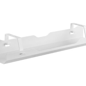 Kabelkanal für Untertisch - 60 cm breit - weiß