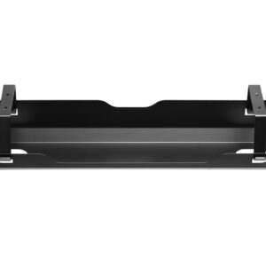 Kabelwanne für unter dem Schreibtisch - 60 cm breit - schwarz
