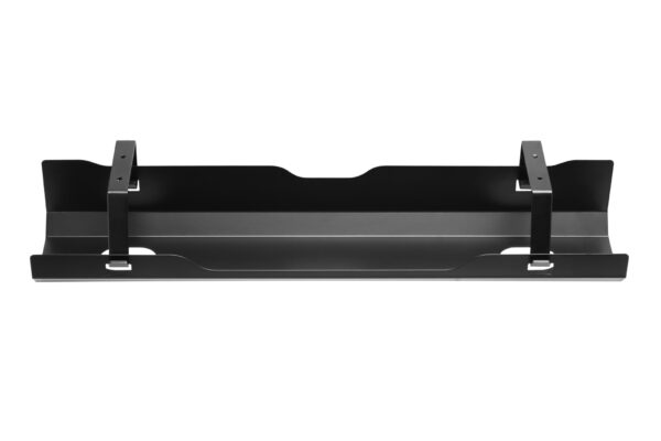   Kabelwanne für unter dem Schreibtisch – 60 cm breit – schwarz