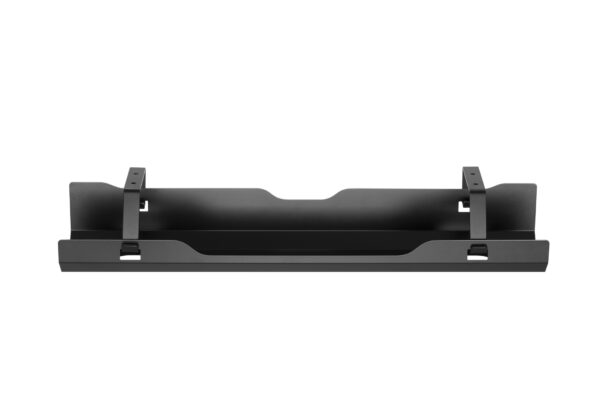   Kabelwanne für unter dem Schreibtisch – 60 cm breit – schwarz