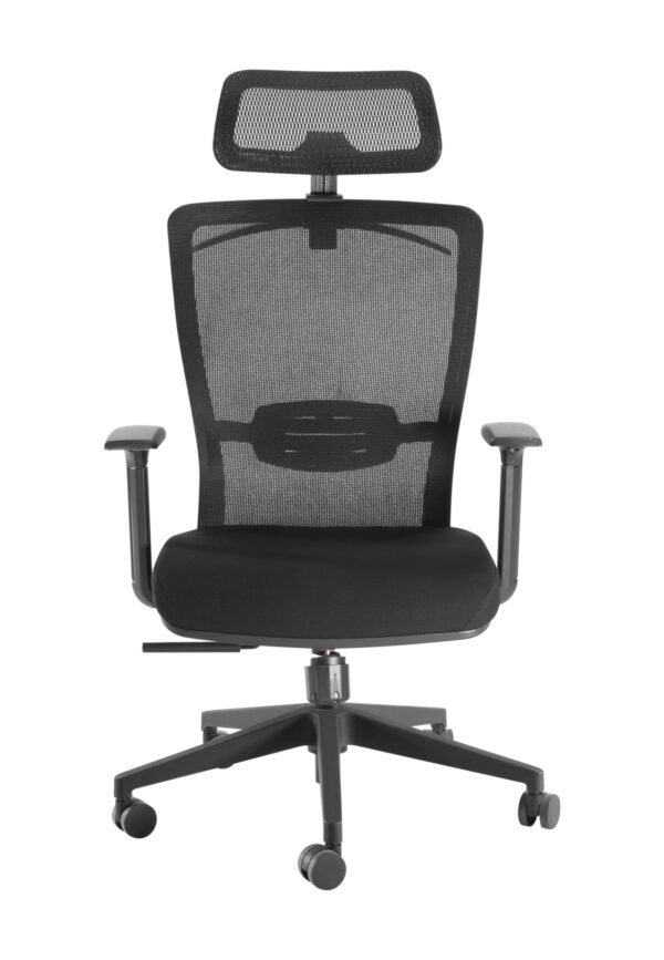 Bürostuhl Komfort - Bürostuhl - ergonomisch verstellbar - Netzgewebe - schwarz - VDD World DE