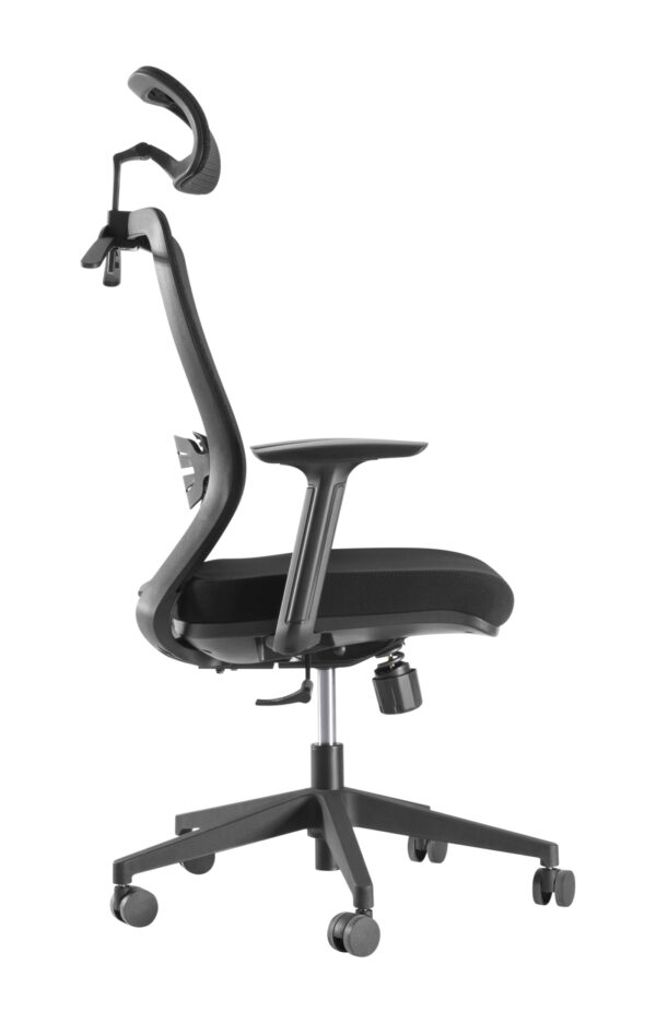 Bürostuhl Komfort - Bürostuhl - ergonomisch verstellbar - Netzgewebe - schwarz - VDD World DE