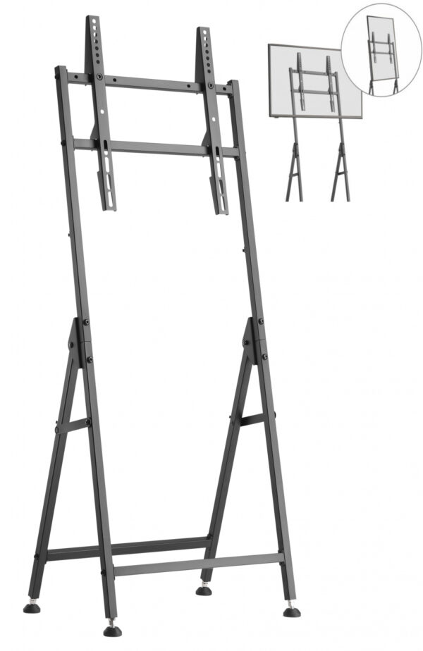   TV-Ständer zusammenklappbar – Whiteboard-Ständer – bis 55 Zoll Bildschirm