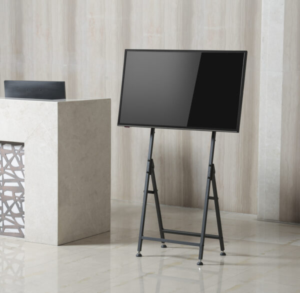   TV-Ständer zusammenklappbar – Whiteboard-Ständer – bis 55 Zoll Bildschirm