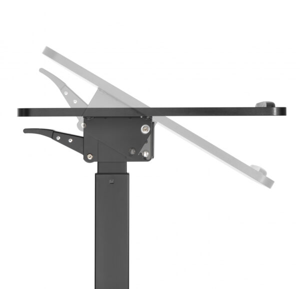 Schreibtisch-Sitz-Steh-Laptoptisch - Präsentationstisch - fahrbar - höhenverstellbar - VDD World DE