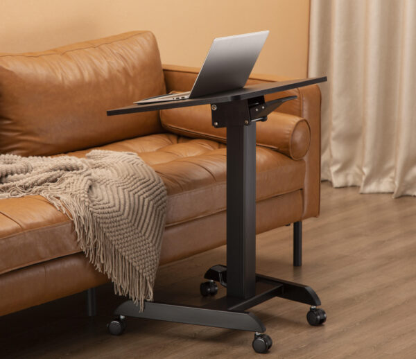 Schreibtisch-Sitz-Steh-Laptoptisch - Präsentationstisch - fahrbar - höhenverstellbar - VDD World DE
