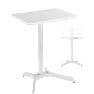 Schreibtisch-Sitzständer verstellbar - Laptoptisch - Arbeitsplatte 71 cm x 50 cm