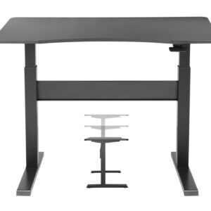 Schreibtisch-Sitzständer - Laptop-Computertisch - höhenverstellbar - 120 x 67