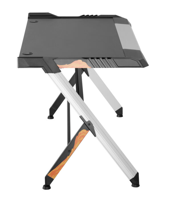 Spieltisch Tisch Thomas Design - mit LED-Beleuchtung - Gaming-Schreibtisch einrichten - VDD World DE