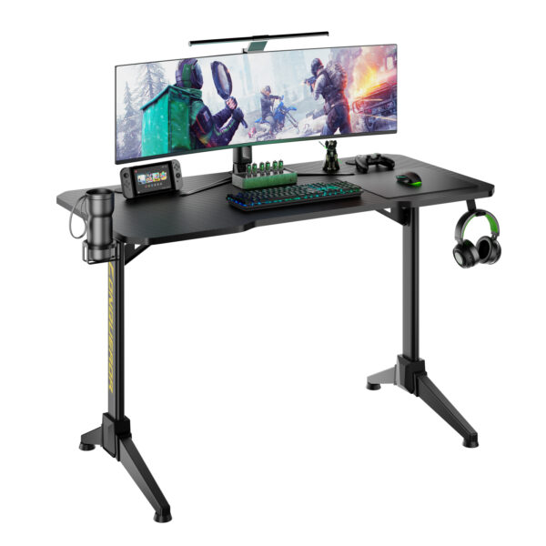   Gaming Tisch computer Thomas schwarz ideal für Ihren Spielaufbau 120 cm x 60 cm