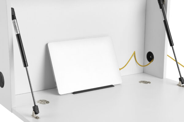 Wandschreibtisch schwebend hängend - Schreibtisch an der Wand montiert - klappbar - platzsparend - VDD World DE