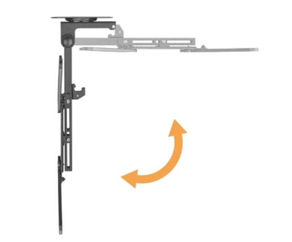 TV-Bildschirm zur Deckenmontage - zusammenklappbar, drehbar, neigbar - 23 bis 55 Zoll - VDD World DE