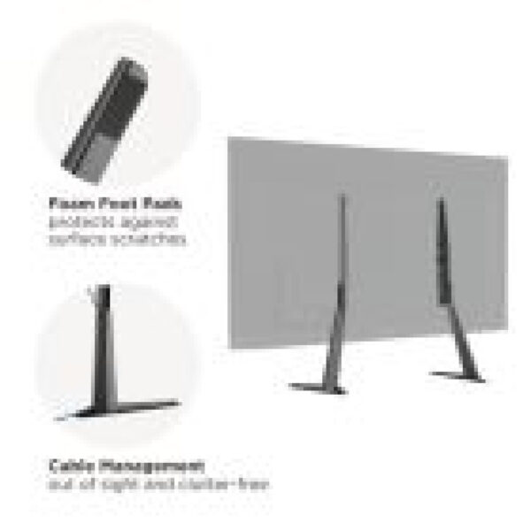 TV-Monitor Standard Tisch Schreibtisch - TV Fuß Bildschirm Monitor TV - bis 70 Zoll - VDD World DE