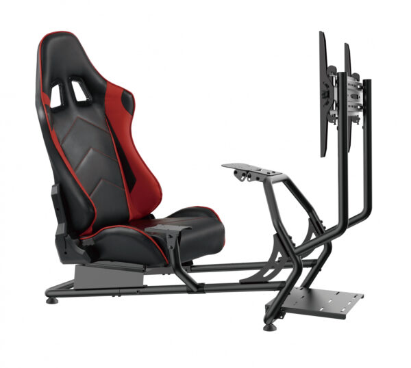 Rennsitz-Cockpit-Simulator - voll einstellbar mit Bildschirmhalterung - VDD World DE