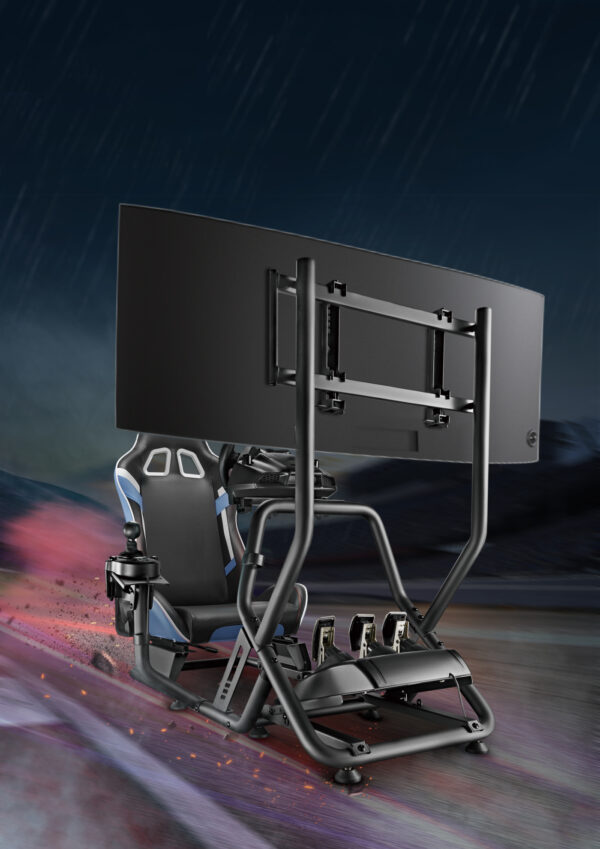 Rennstuhl-Cockpit-Simulator – voll verstellbar – Rennsitz - VDD World DE