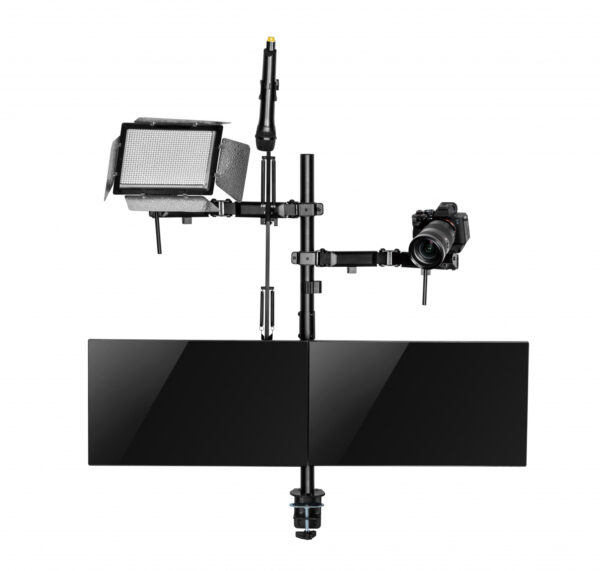   Stativ Basic Vlogging Podcasting Broadcasting Gaming Streaming All in 1 – 2 Displays