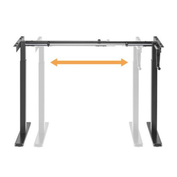   Tischgestell Sitzständer – höhenverstellbar – Tischplattengröße 100 bis 160 cm