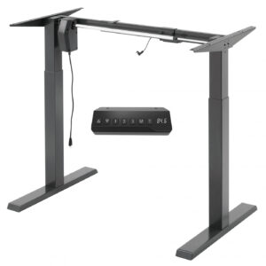 Schreibtisch elektrisches Sitz-Steh-Gestell - höhenverstellbar - Tischplattengröße 100 bis 160 cm