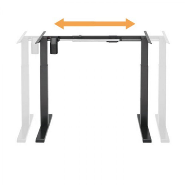 Schreibtisch elektrisches Sitz-Steh-Gestell - höhenverstellbar - Tischplattengröße 100 bis 160 cm - VDD World DE