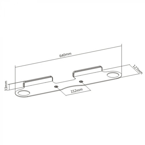 Wandhalterung kompatibel mit Sonos® Beam Soundbar - VDD World DE