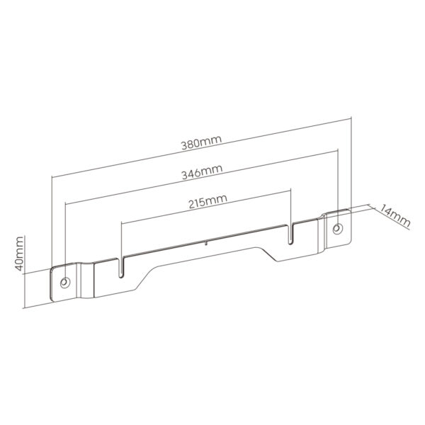   VDD Wandhalterung kompatibel mit Sonos Ray Soundbar – Wandmontage