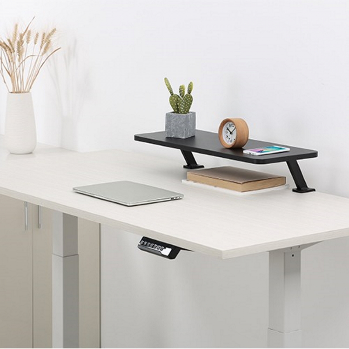 Monitor-Riser-Tischmontage - Monitorarm 65 cm breit - alternatives Bild