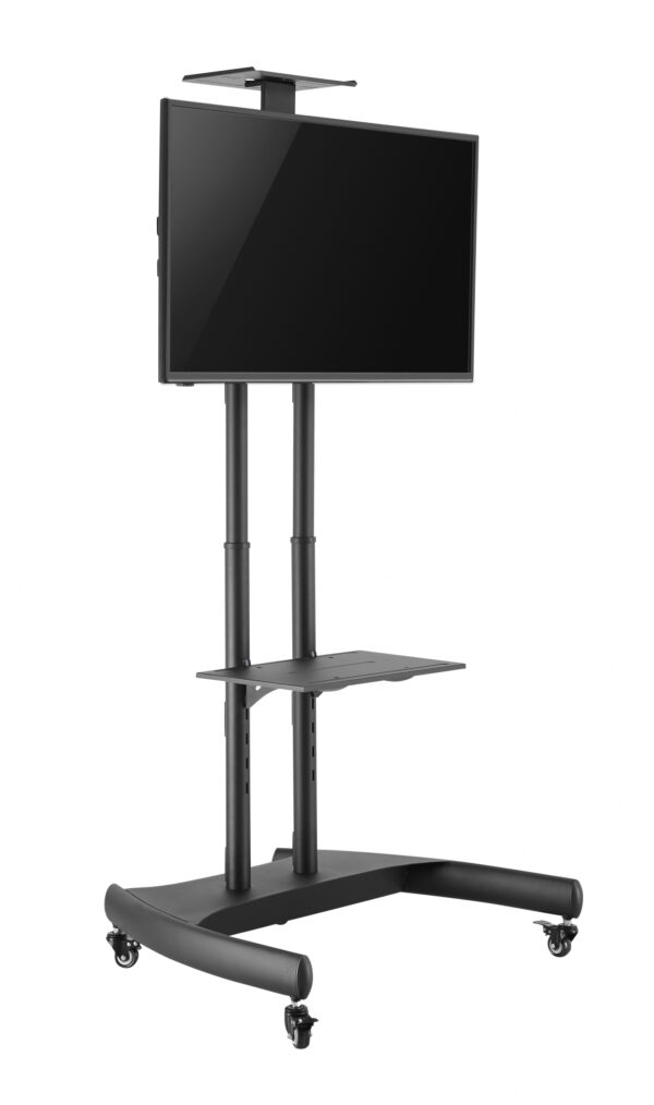 TV-Bildschirmständer - mobil - mit Kamerahalterung - höhenverstellbar bis 146 cm - VDD World DE