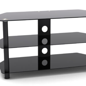 TV-Schrankmöbel - TV-Sideboard - Audiomöbel - 90 cm breit - schwarz