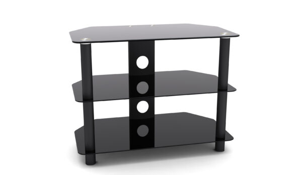   TV-Schrankmöbel – TV-Sideboard – Audiomöbel – 65 cm breit – schwarz