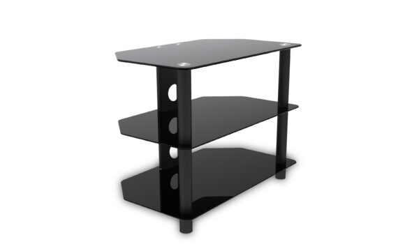   TV-Schrankmöbel – TV-Sideboard – Audiomöbel – 65 cm breit – schwarz