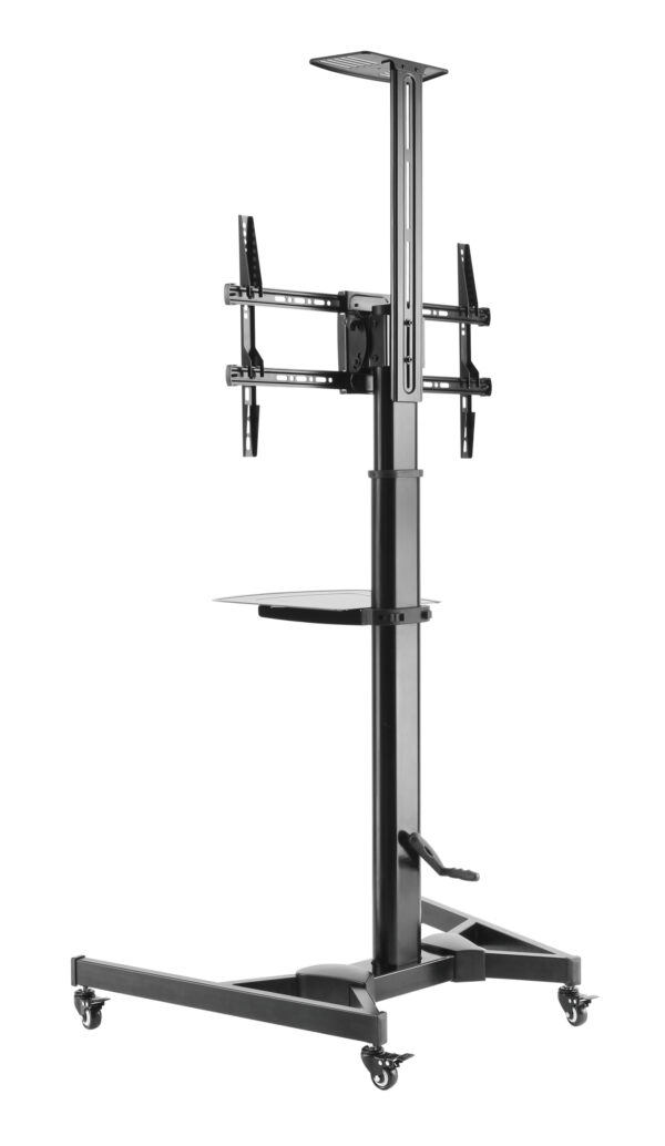 TV Standard Stativ Premium - mobil - höhenverstellbar - Bildschirm drehbar neigbar - VDD World DE