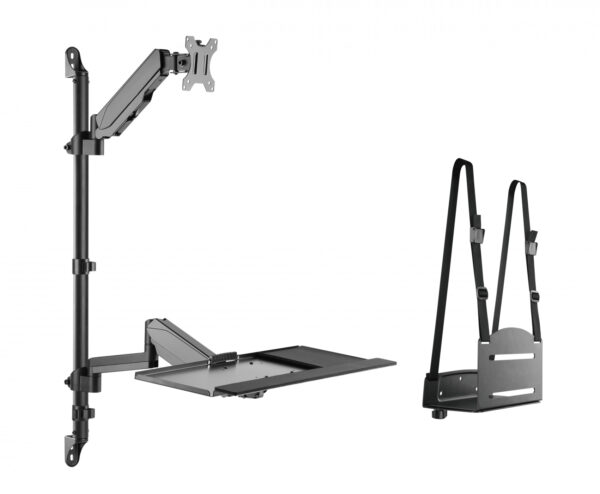 Sitz-Ständer Arbeitsplatz-Wandmontage - Monitorhalterung Tastatur-Wandhalterung - Arbeitsplatz - VDD World DE