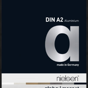 Austauschbarer Frontlader Nielsen Alpha Magnet Aluminium A2 Format Matt Black