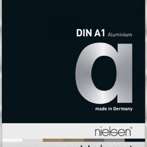 Wechselrahmen Frontlader Nielsen Alpha Magnet Aluminium A1 Format Silber