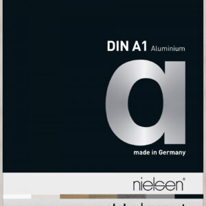 Austauschbarer Frontlader Nielsen Alpha Magnet Aluminium A1 Format Whitewash