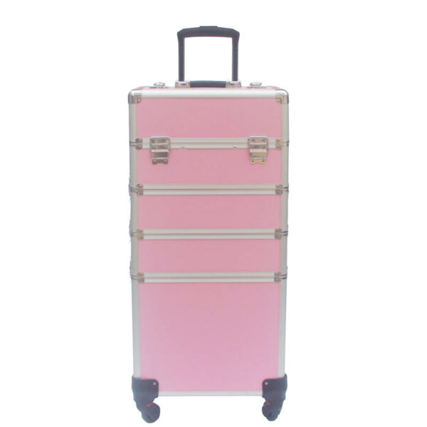   Make-up Make-up Koffer Kosmetik Friseurwagen Kosmetikkoffer 4 in 1 Pink