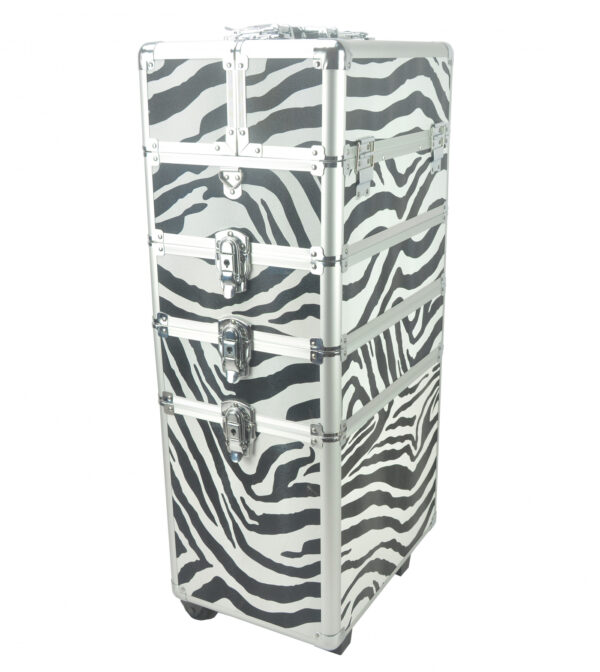 Make-up Make-up Koffer Kosmetik Friseurwagen Kosmetikkoffer 4 in 1 Zebra - VDD World DE