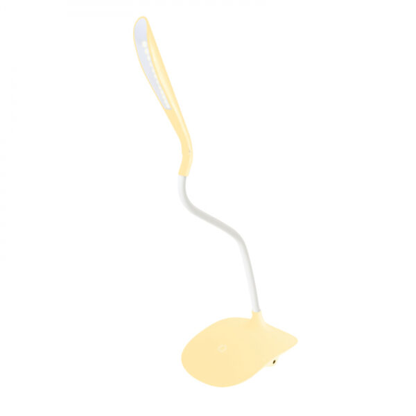 LED Schreibtischlampe Tischlampe flexibel mit Touchdimmer (gelb) - VDD World DE
