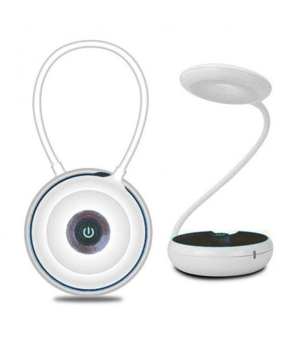 USB LED multifunktionale flexible tragbare Schreibtischlampe (weiß / schwarz) - VDD World DE