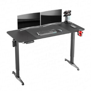 Elektrisch verstellbarer Steh-Sitz-Schreibtisch - 140 x 60 cm