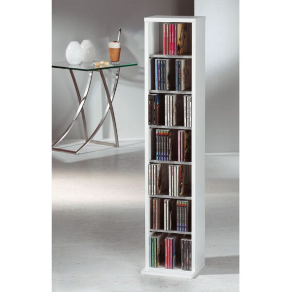 CD DVD Schrank Möbelschrank Elementa (weiß) - VDD World DE