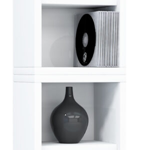 CD DVD Regal / Schrank Bigol (weiß)