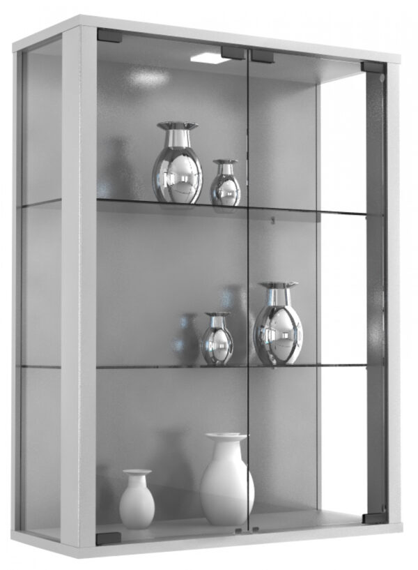   Wandvitrine Udina (silber)