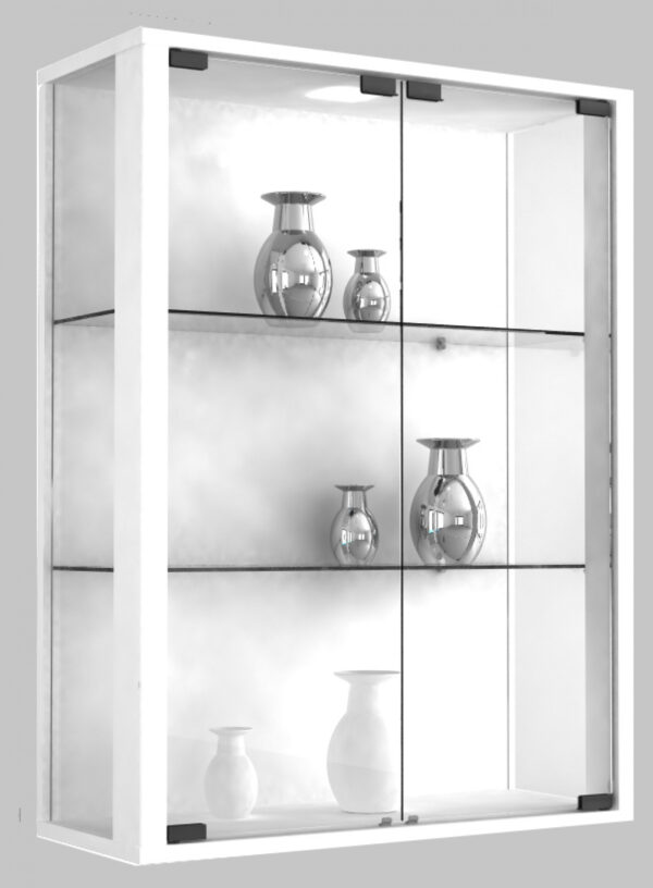 Wandvitrine Udina (weiß) - VDD World DE