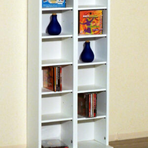 CD DVD Schrankfach Milano weiß