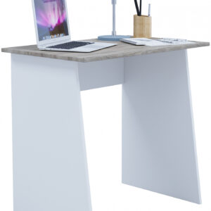 Schreibtisch Computertisch Masola Mini weiß Eiche Farbe 80 cm breit